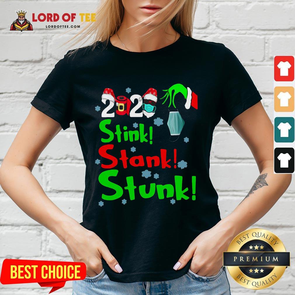 Pretty Stink Stank Stunk Funny Grinch Holiday Christmas Shirt
