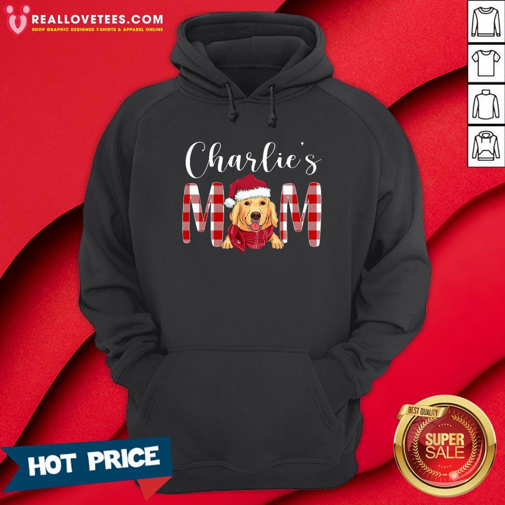 Pro Golden Retriever Charlie’s Mom Christmas Shirt