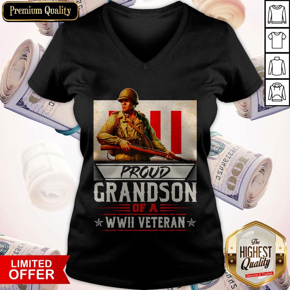 Proud Grandson Of A WWII Veteran Shirt
