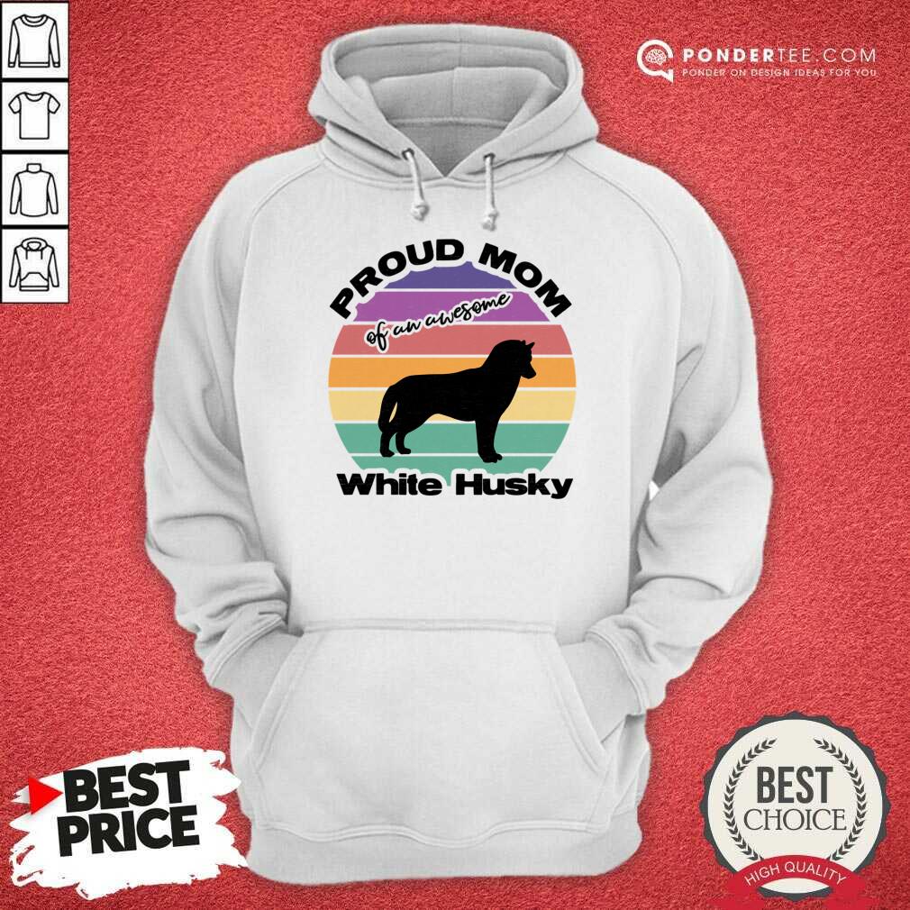 Proud Son Of An Awesome White Husky Vintage Shirt