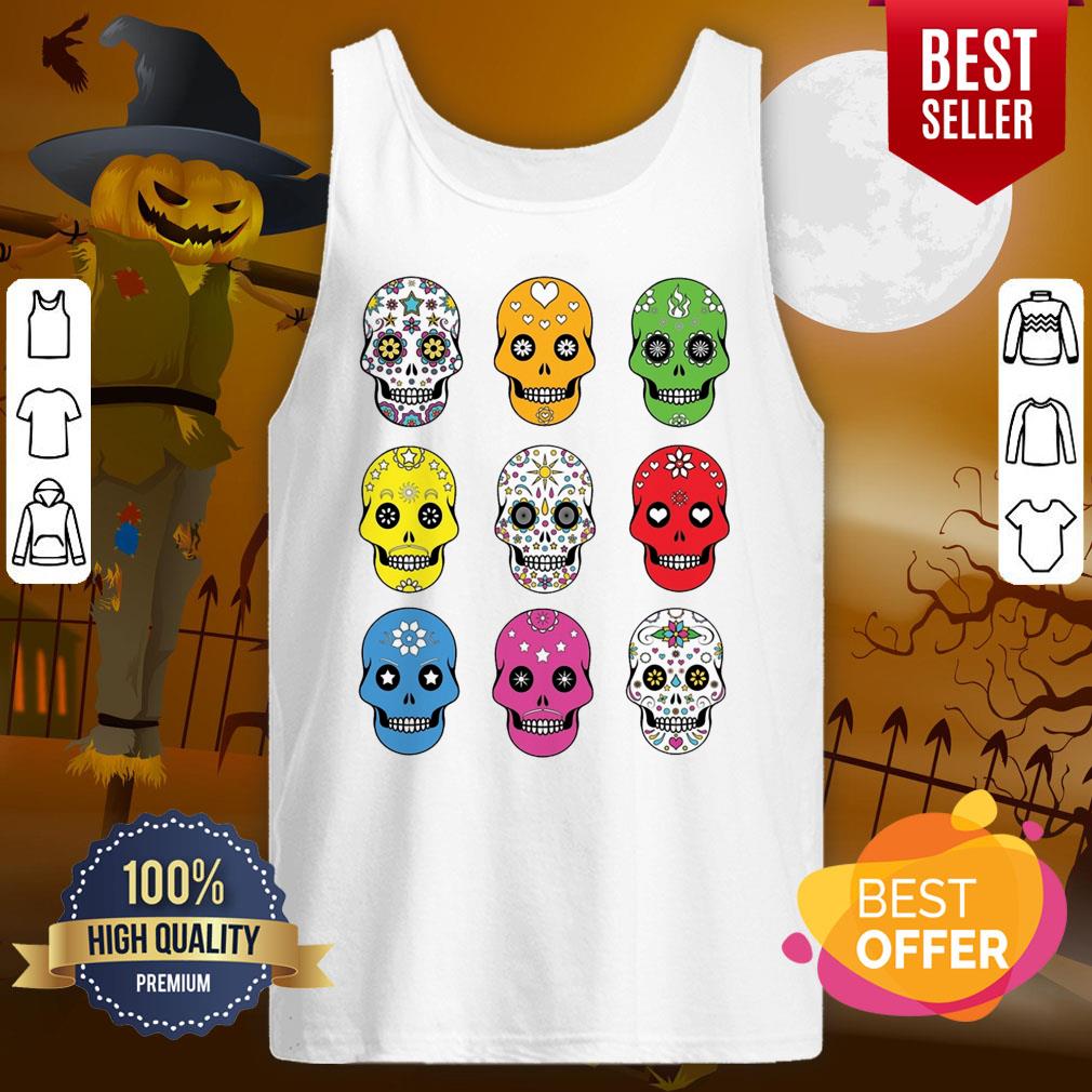 Dia De Los Muertos Day Of The Dead Sugar Skull Shirt
