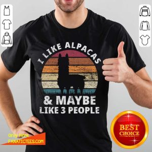 Original Llama Alpaca Love Of Animals T-Shirt