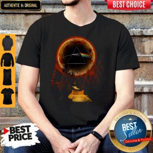 Top Dark Side Of Moon Pink Floyd Guitar Shirt