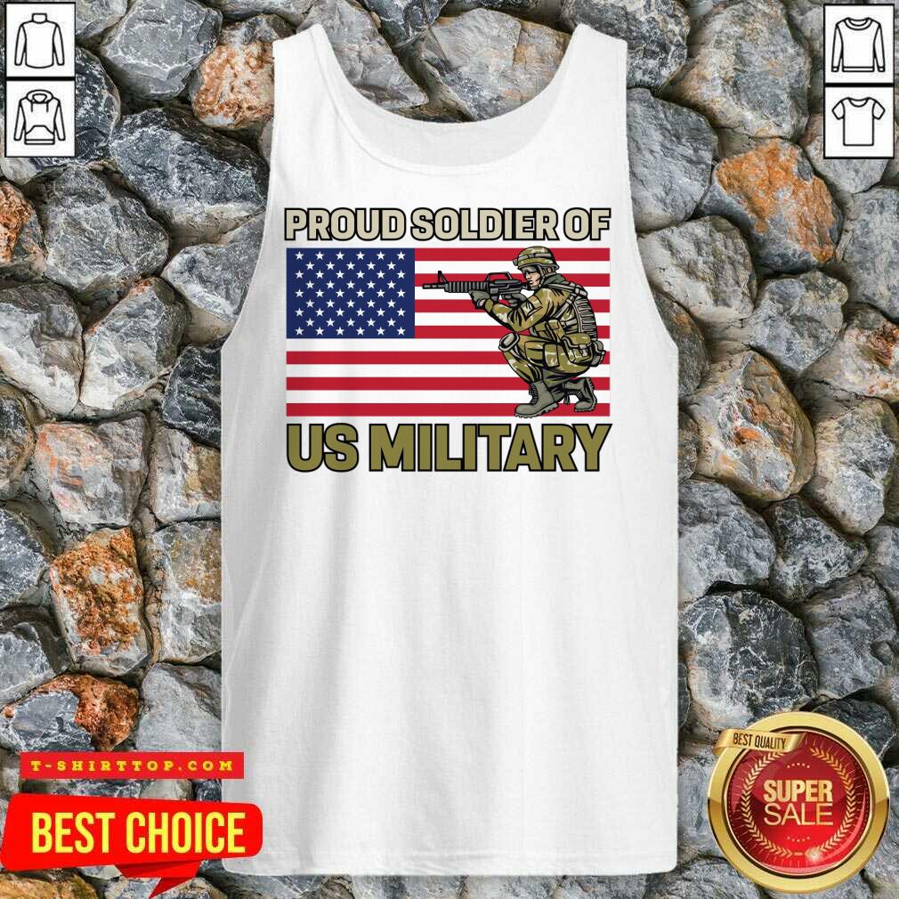 Proud Soldier Of Us Military American Flag Shirt
