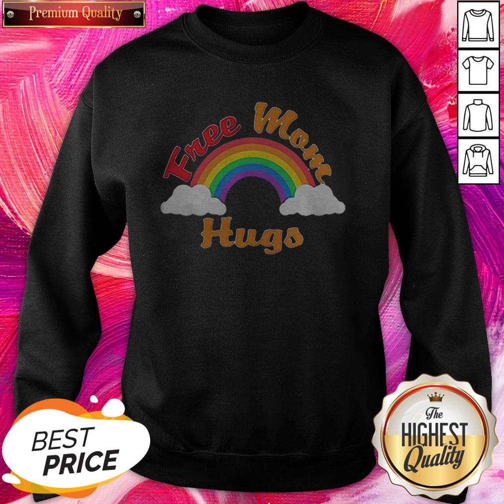 Rainbow Free Mom Hugs LGBT Nice Premium Offical Top Perfect Shirt