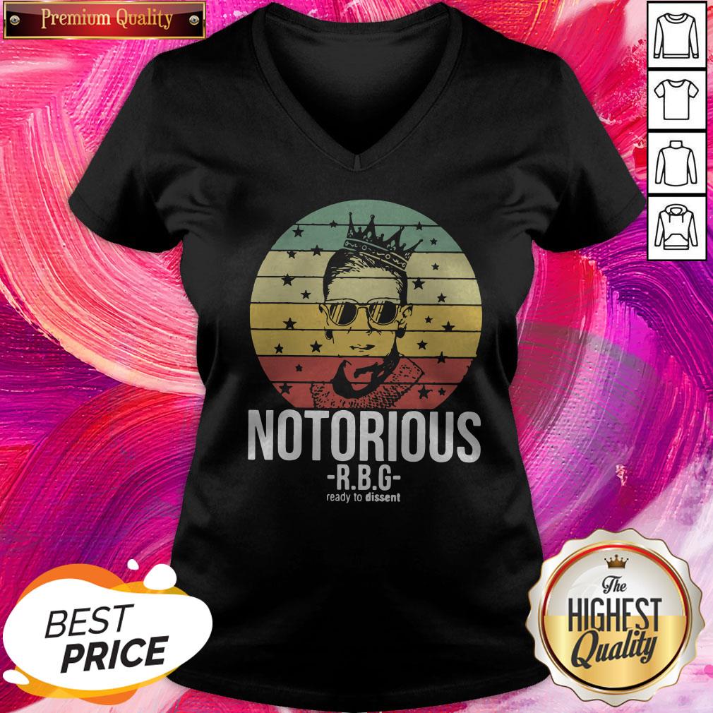 RBG Ruth Bader Ginsburg Notorious Ready To Dissent Vintage Shirt