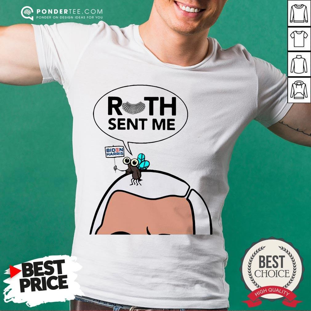 Rbg Ruth Sent Me Fly Mike Pence Biden Harris Shirt