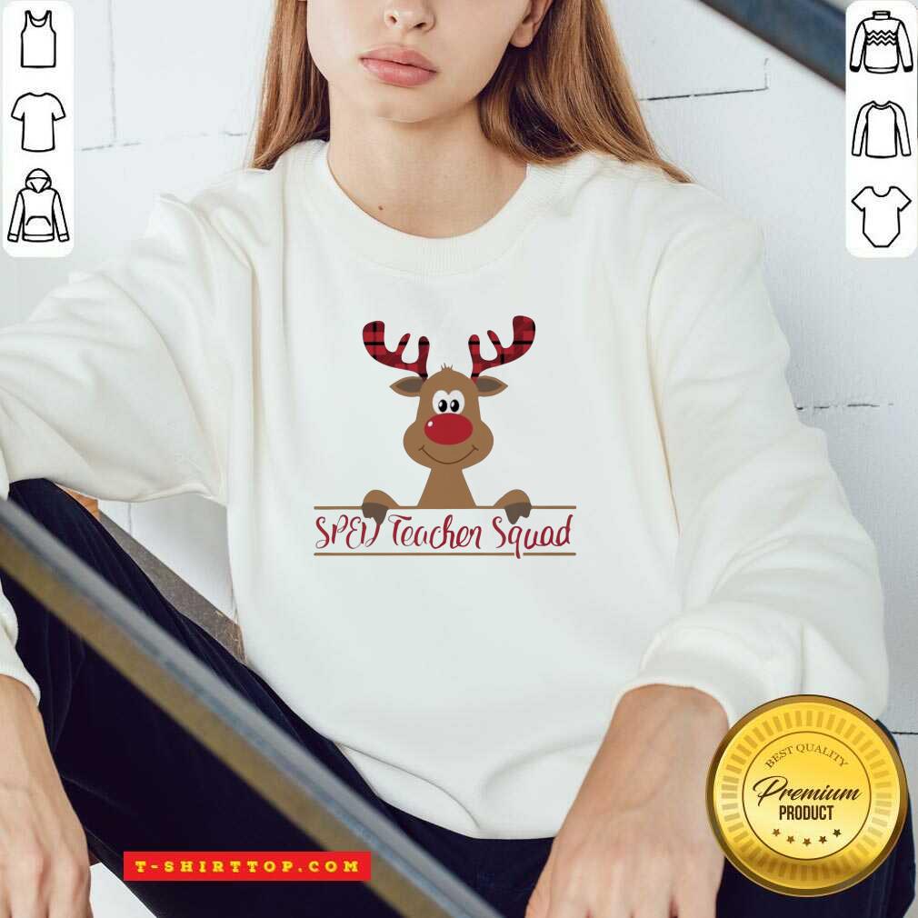 Reindeer Sped Teacher Squad Christmas Shirt