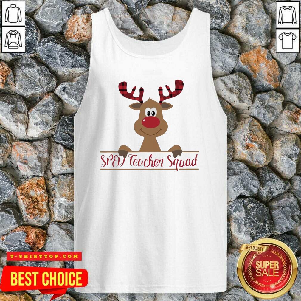 Reindeer Sped Teacher Squad Christmas Shirt