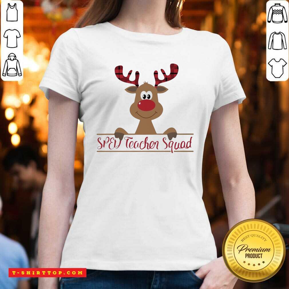 Reindeer Sped Teacher Squad Christmas Shirt