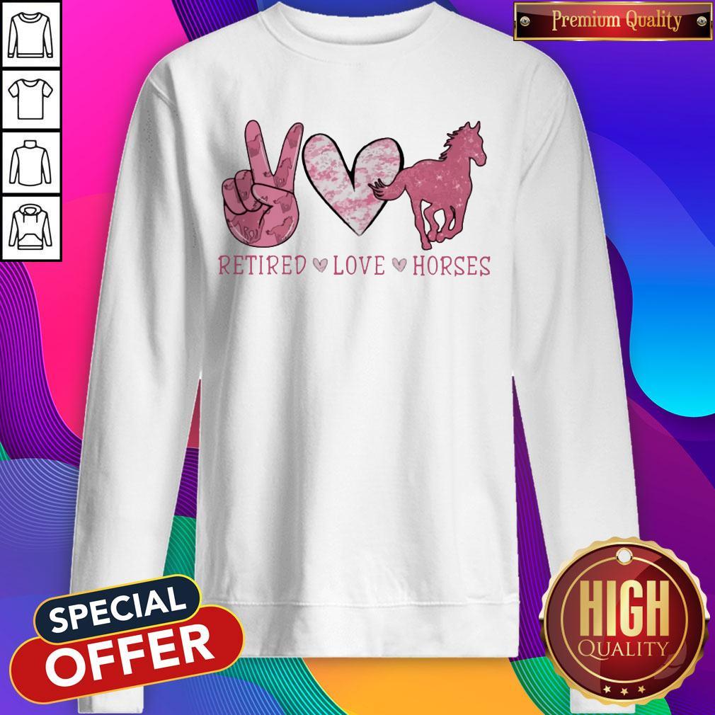 Retired Love Horses Diamond Shirt