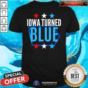 Cute Michigan Turned Blue Democrats Won The Election For Biden Stars Shirt
