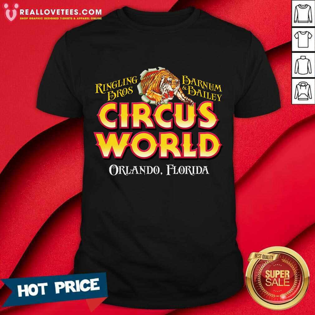 Ringling Bros Barnum And Bailey Circus World Shirt