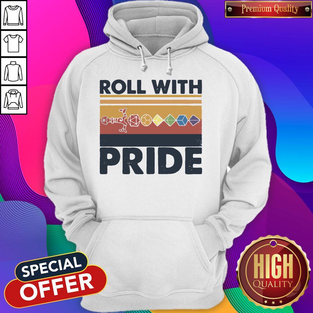 Roll With Pride Rolling Dice Sword Vintage Shirt