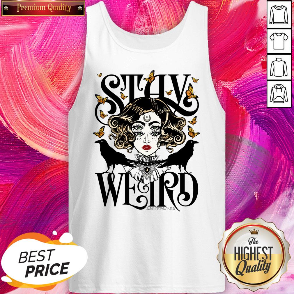 Rose And The Ravens Stay Weird Colour Day Dead Halloween Shirt