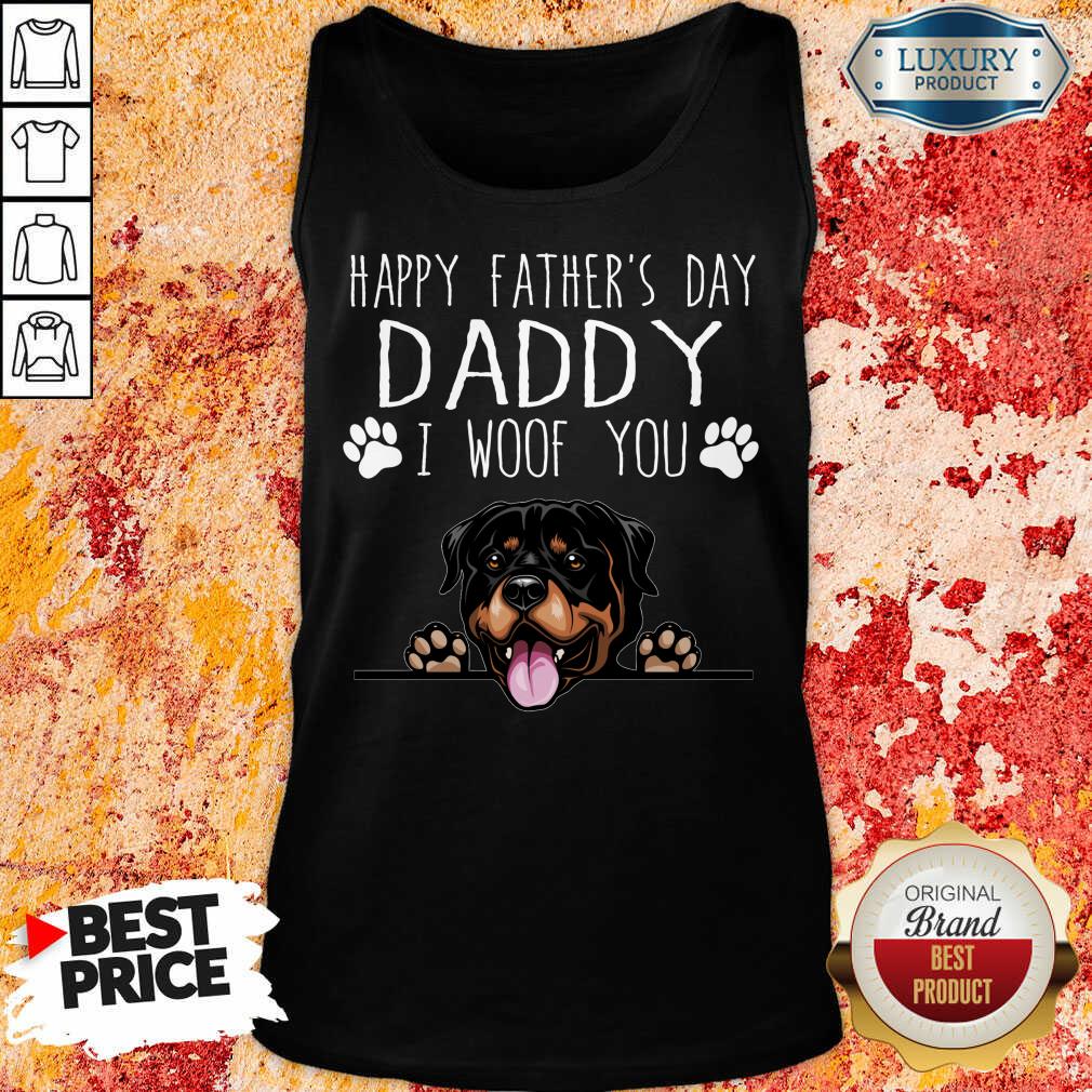 Rottweiler Happy Father's Day Daddy Shirt