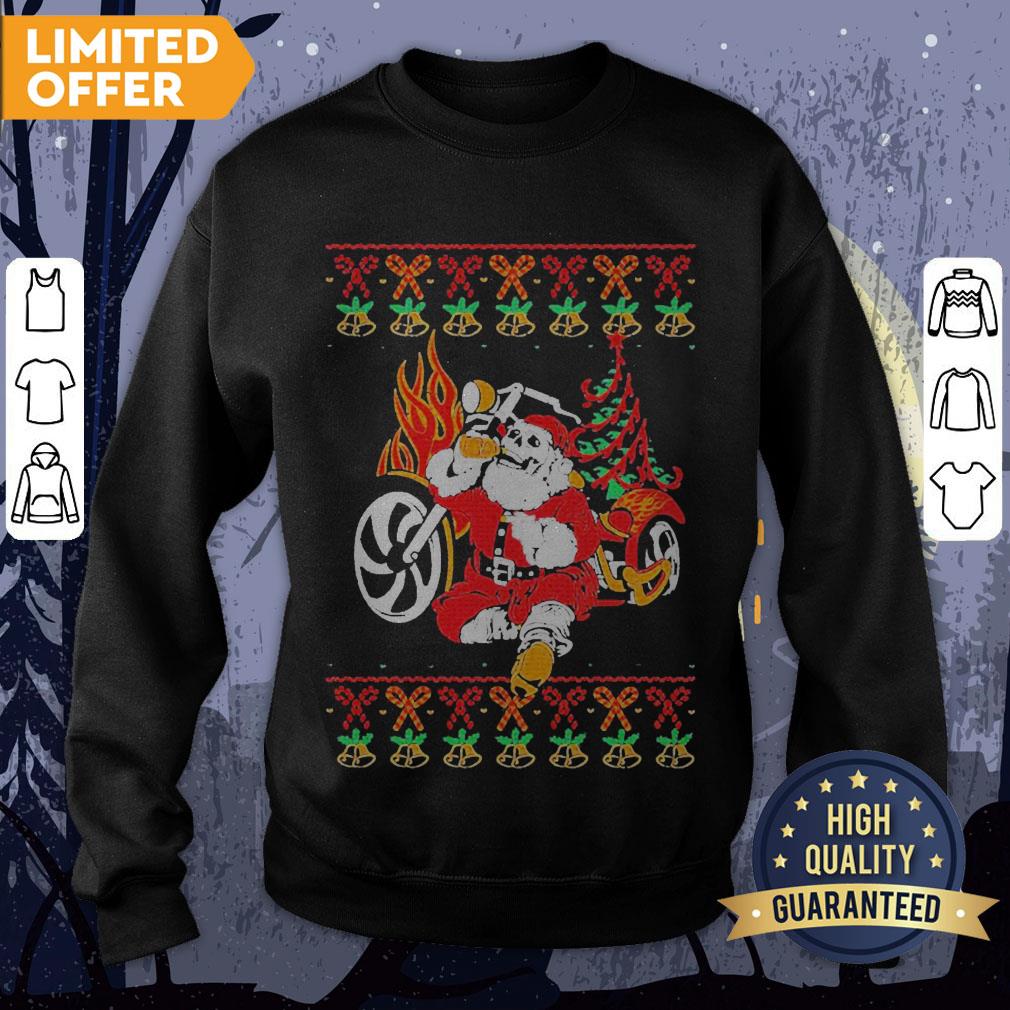 Santa Bad Drink Christmas Shirt