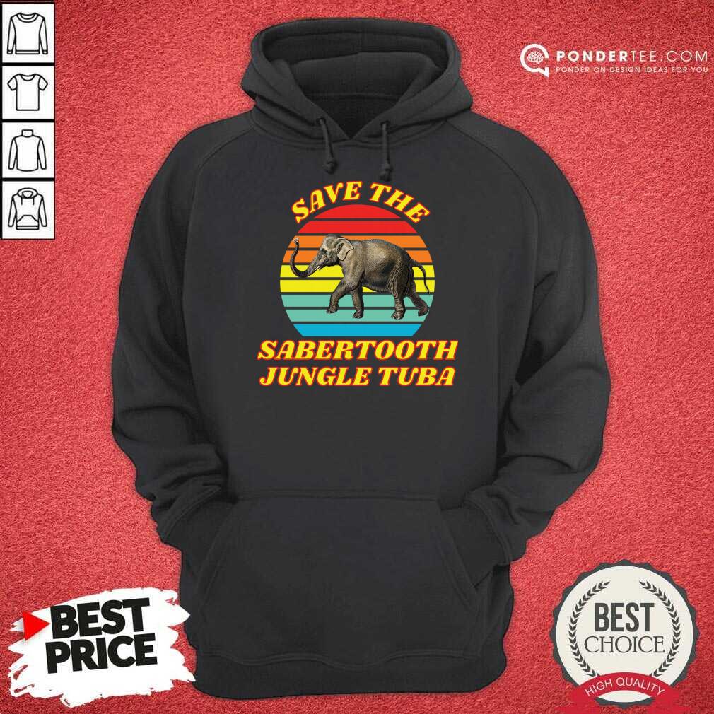 Save The Sabertooth Jungle Tuba Vintage Shirt
