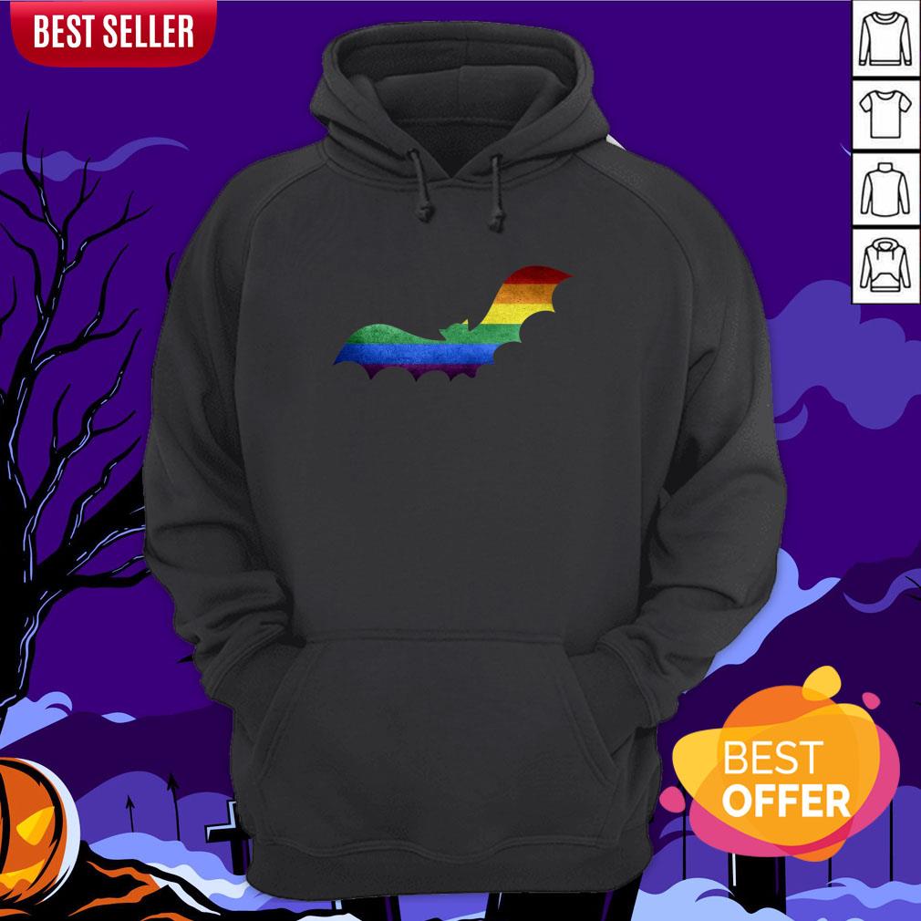 Scary LGBT Bat Happy Halloween Day Shirt