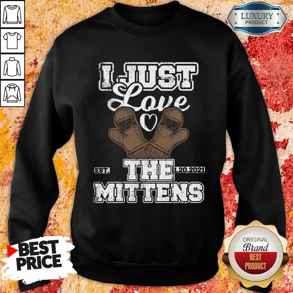 Seething Bernie Mittens 22 I Just Love The Mittens Shirt