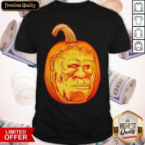 Bigfoot Carved Pumpkin Sasquatch Jack O’ Lantern Halloween Shirt