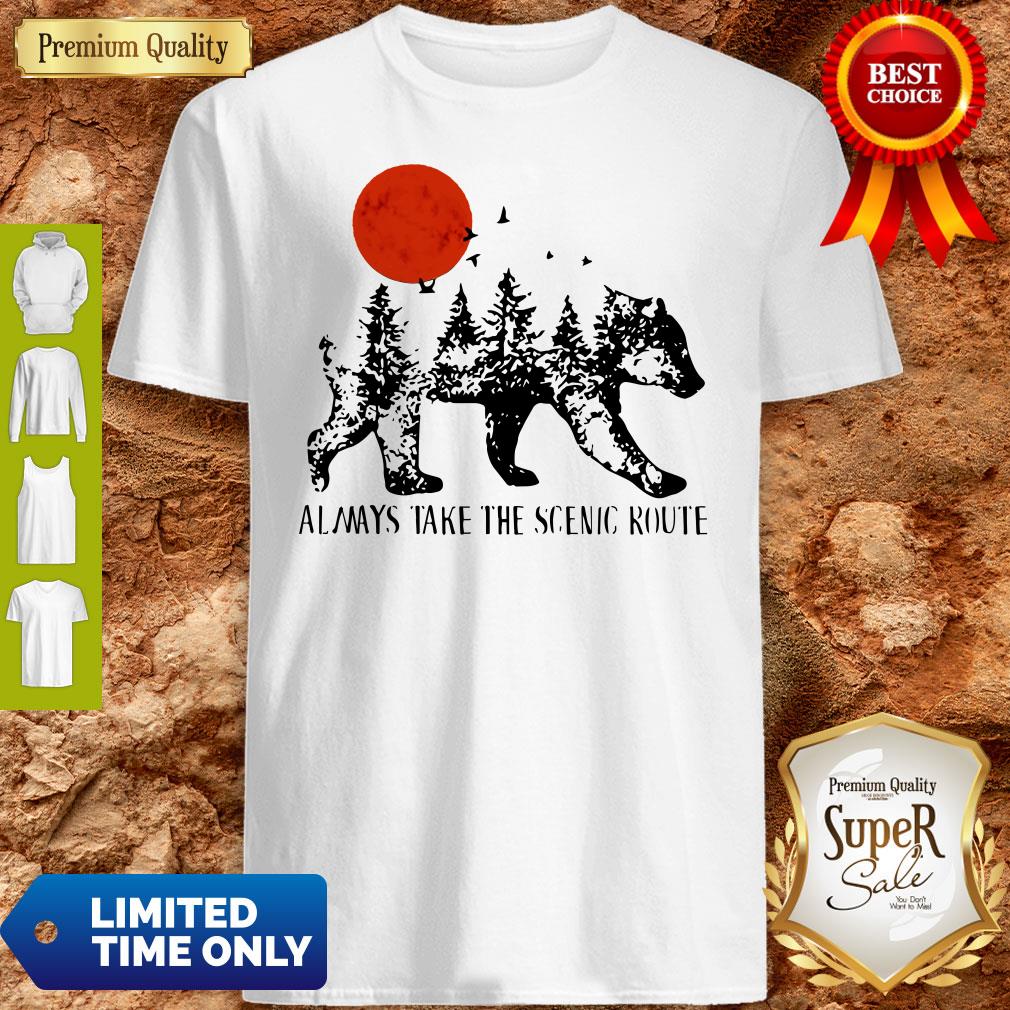 Official Bear Always Take The Scenic Route Shirt