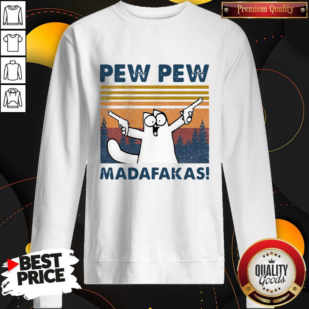 Simon's Cat Pew Pew Madafakas Vintage Shirt