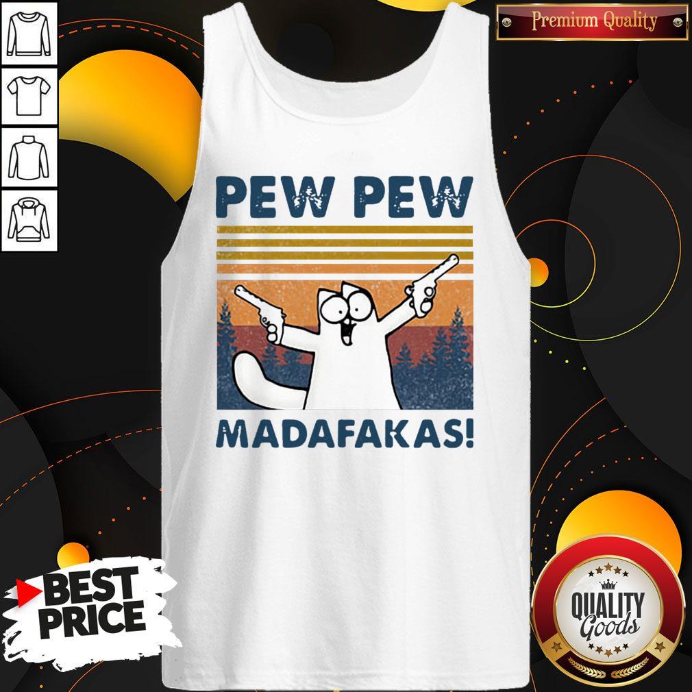 Simon's Cat Pew Pew Madafakas Vintage Shirt