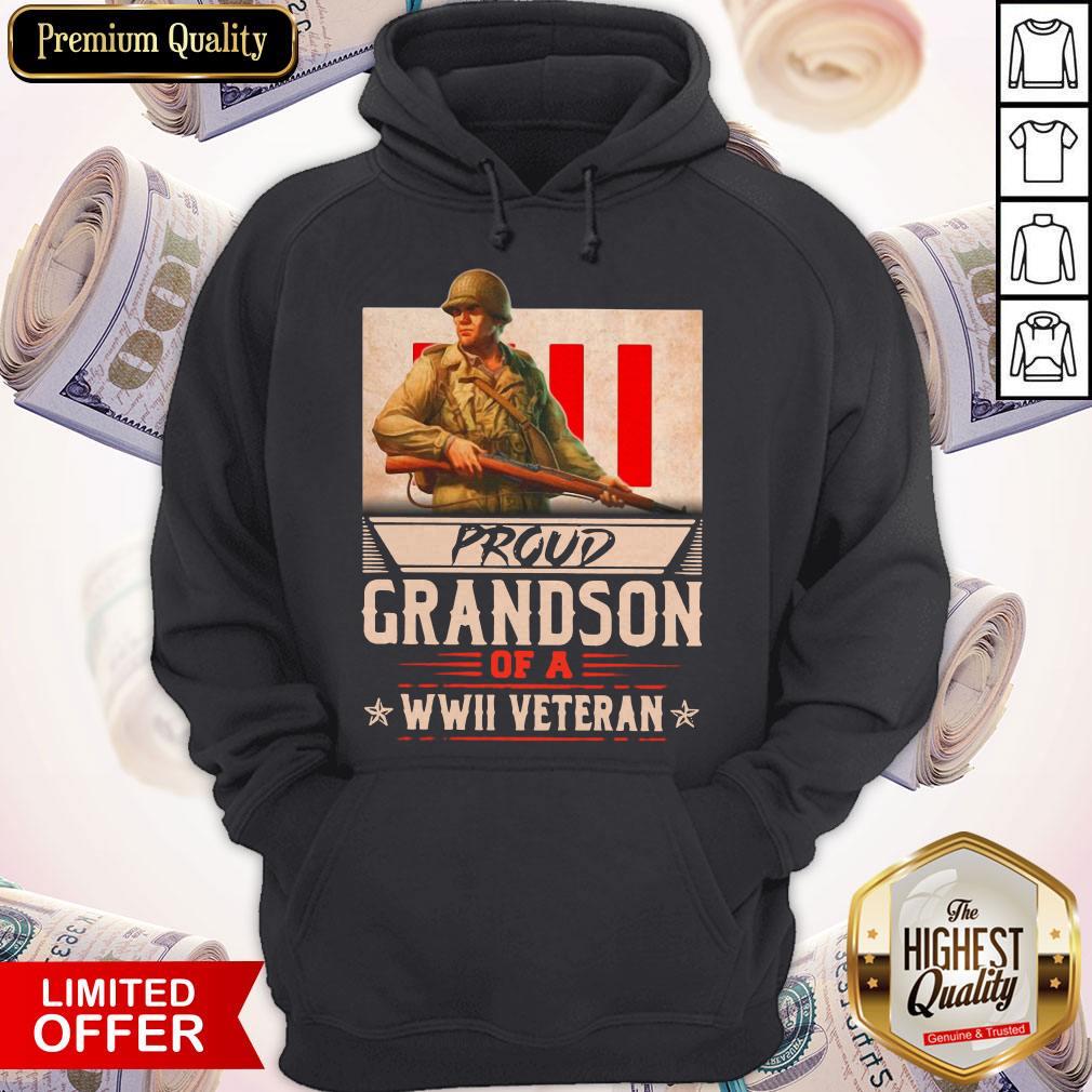 Proud Grandson Of A WWII Veteran Shirt