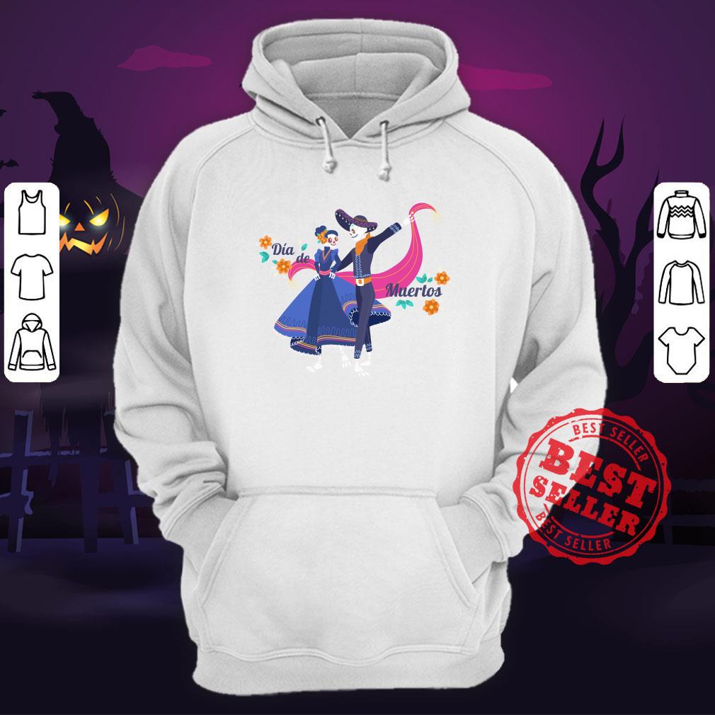 Skull Couple Day Of The Dead Mexican Holiday Shirt