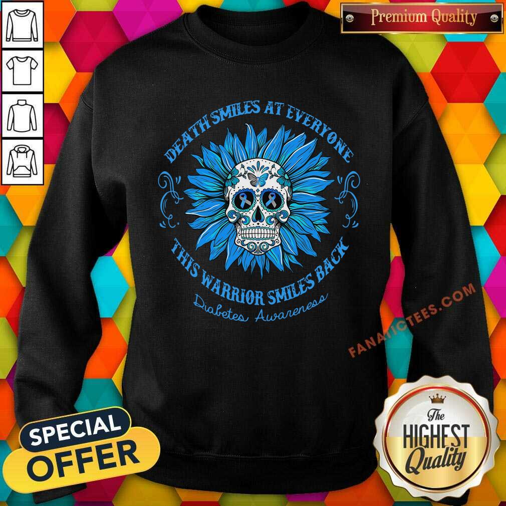 Skull Flower Death Diabetes Awareness Shirt