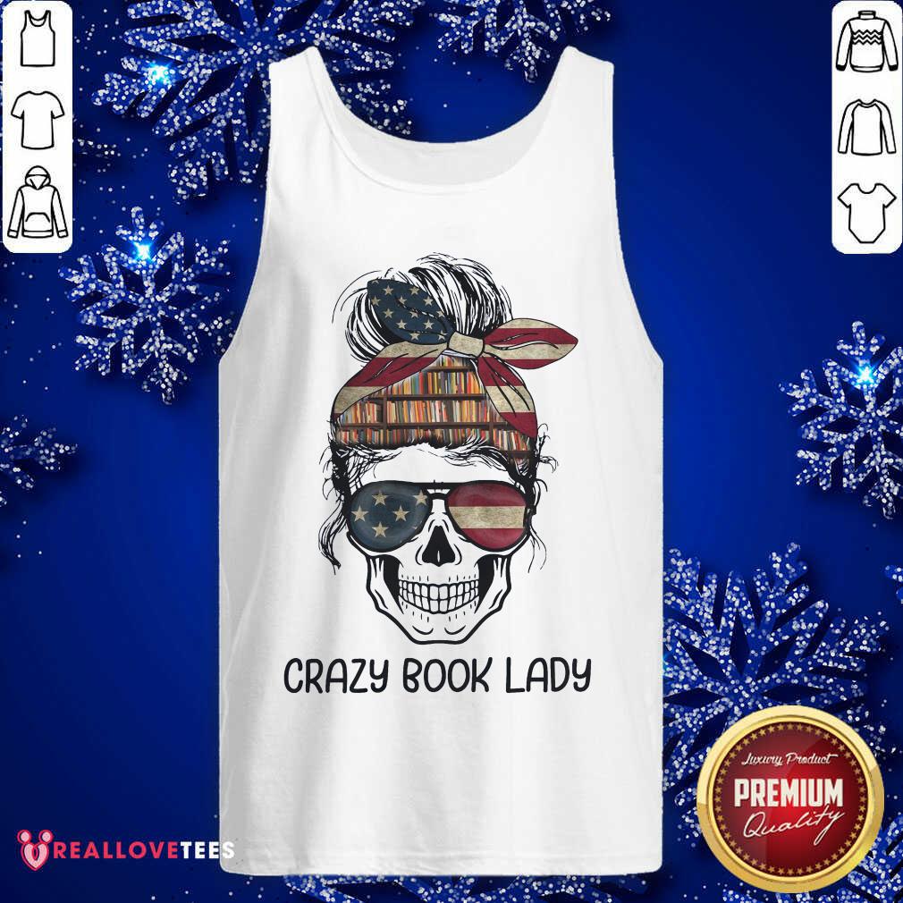Skull Girl Crazy Book Crazy Shirt