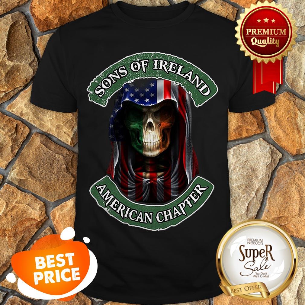 Skull Sons Of Ireland American Chapter St. Patrick’s Day Shirt