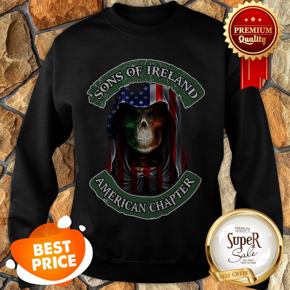 Skull Sons Of Ireland American Chapter St. Patrick’s Day Shirt