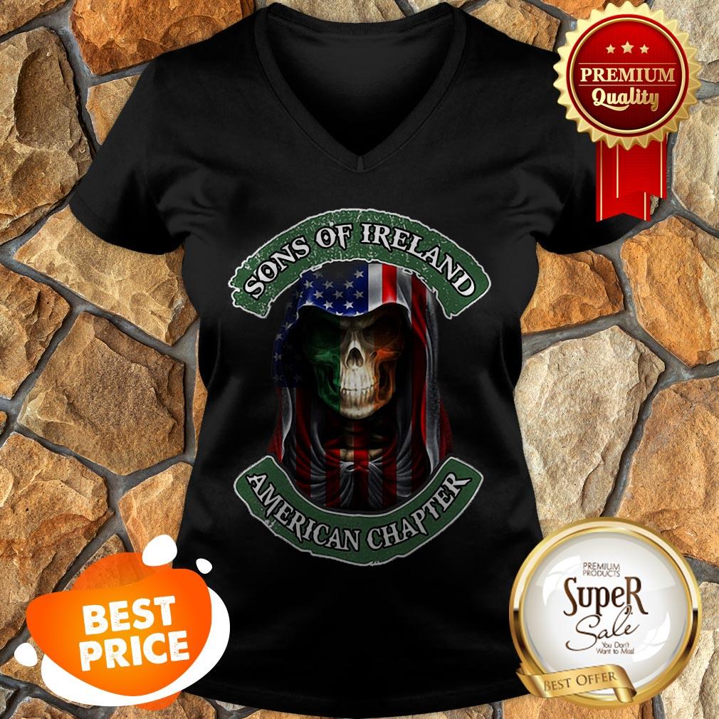 Skull Sons Of Ireland American Chapter St. Patrick’s Day Shirt