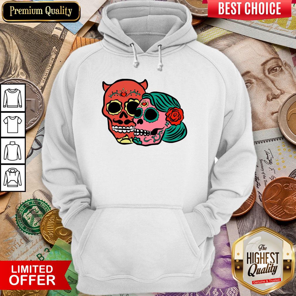 Skulls Couple Day Of The Dead ShirtSkulls Couple Day Of The Dead Shirt