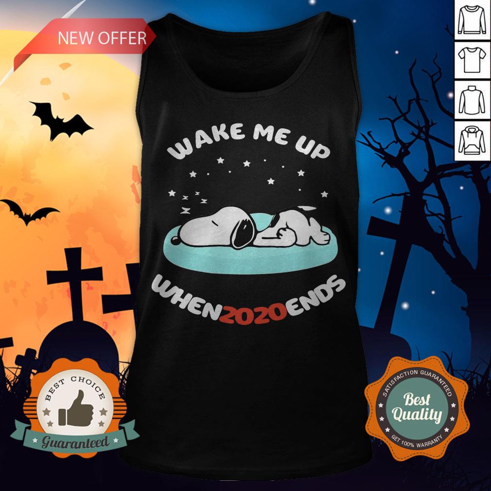 Snoopy Wake Me Up When 2020 Ends Shirt