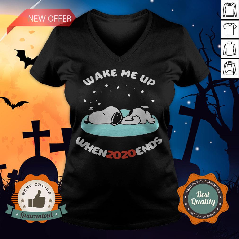 Snoopy Wake Me Up When 2020 Ends Shirt