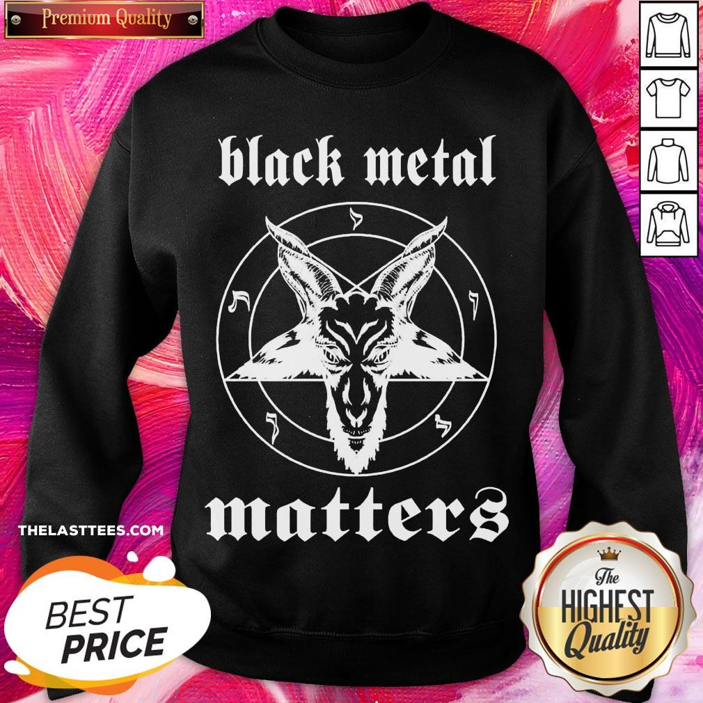So Cute Goat Black Metal Matters Shirt