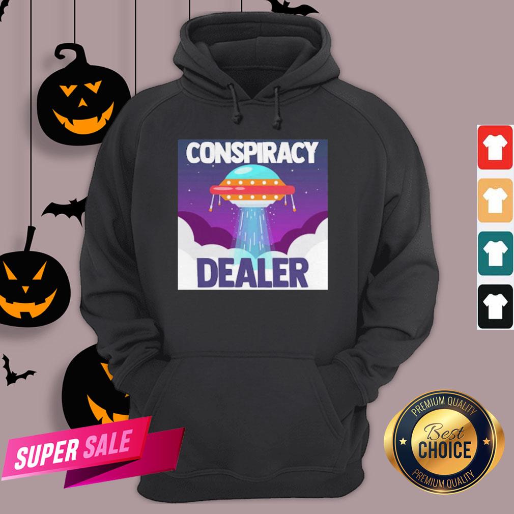 Spaceship UFO Flying Saucers Conspiracy Dealer Fun Gift Shirt