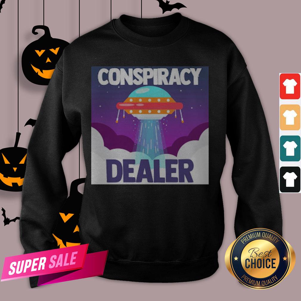 Spaceship UFO Flying Saucers Conspiracy Dealer Fun Gift Shirt