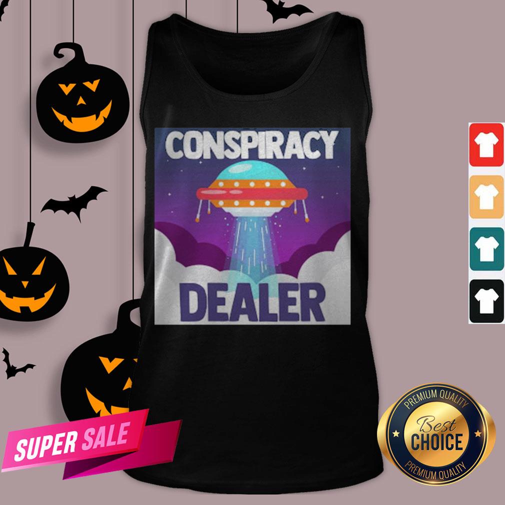 Spaceship UFO Flying Saucers Conspiracy Dealer Fun Gift Shirt