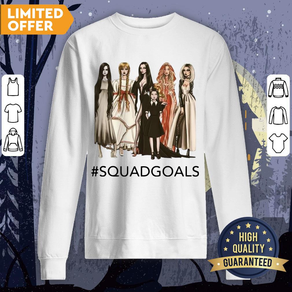 Squad Goals Samara Annabelle Morticia Halloween Shirt