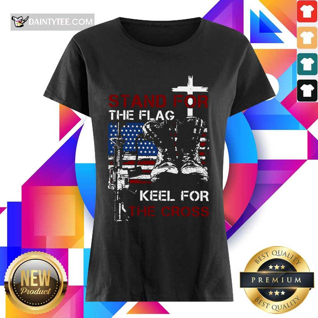 Stand For The Flag Keel For The Cross Shirt