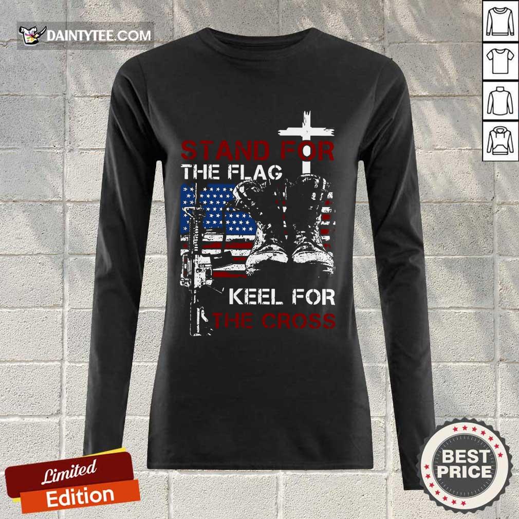 Stand For The Flag Keel For The Cross Shirt