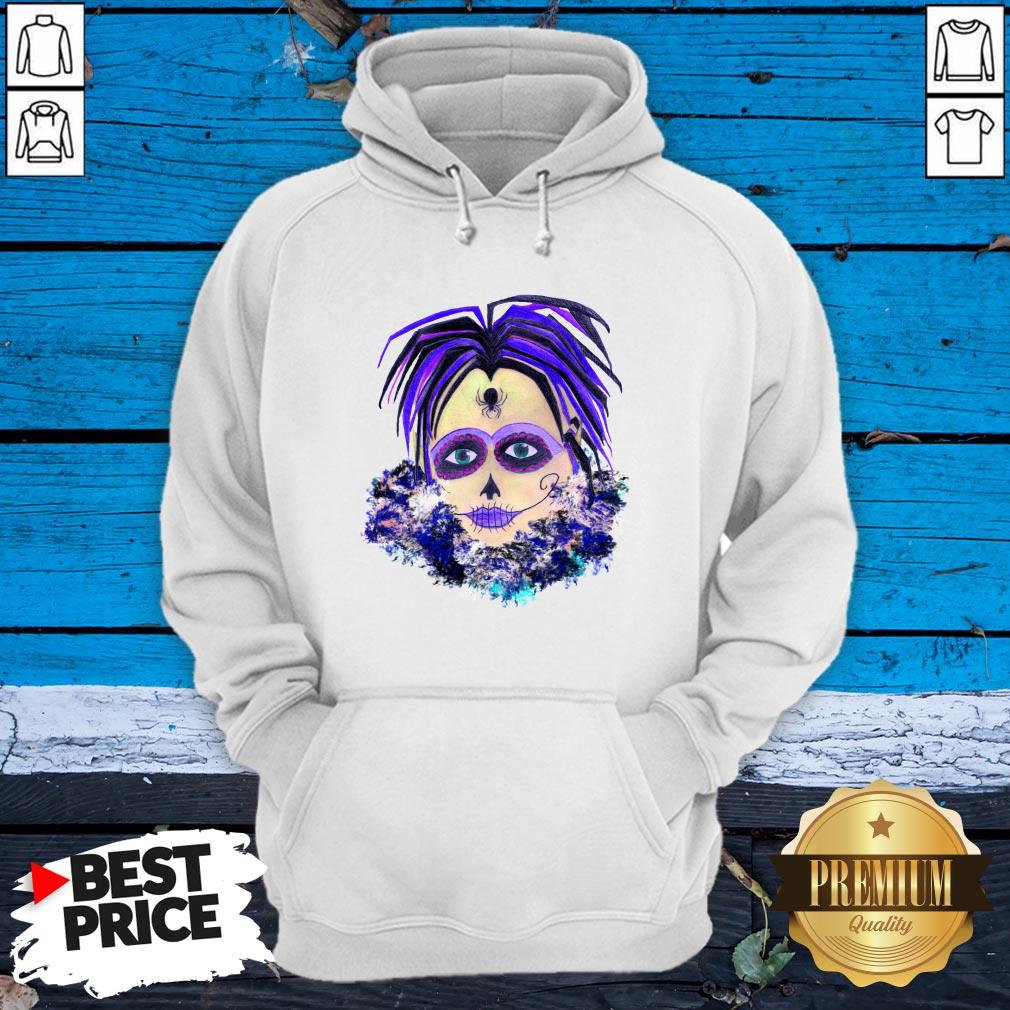 Sugar Skul Girl Spider Dia De Muertos Day Of Dead Shirt