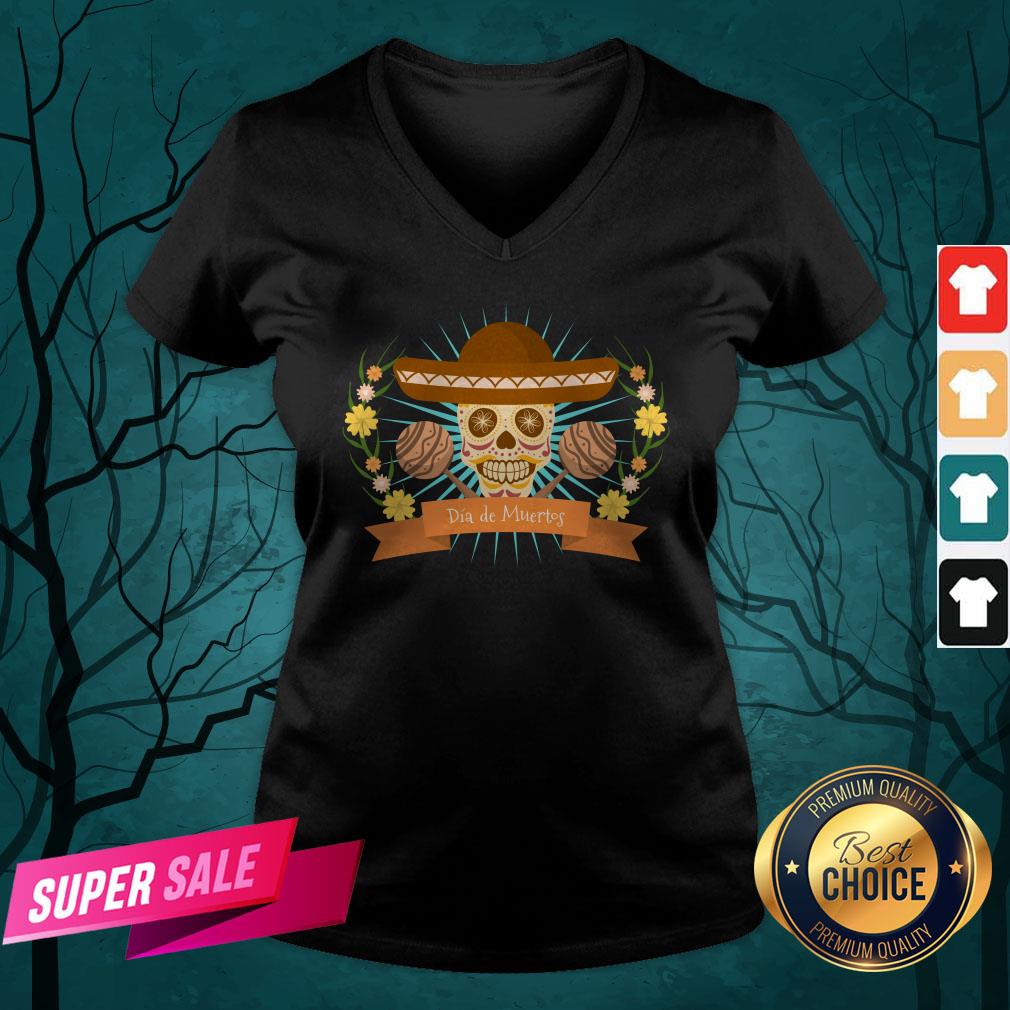 Sugar Skull Dia De Muertos Day Dead Mexican Holiday Shirt