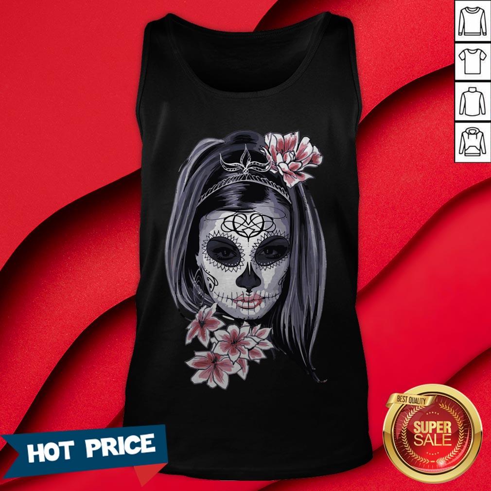 Sugar Skull Girl Day Of The Dead Shirt