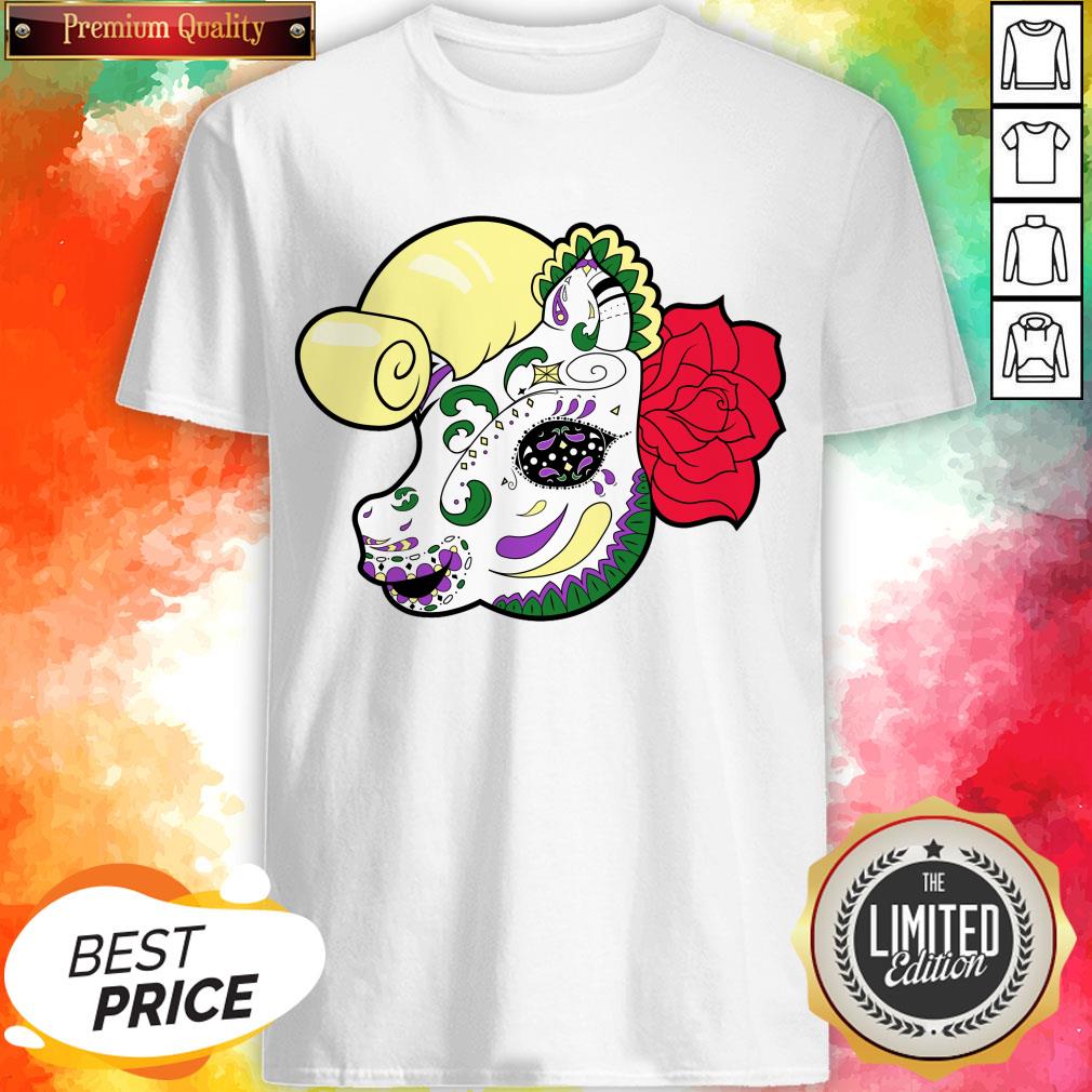 Sugar Skull Pony Day Of The Dead Dia De Muertos Shirt