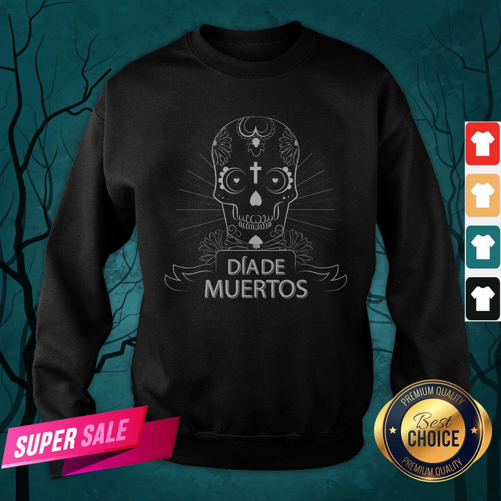 Sugar Skull Simple Dia De Muertos Vintage Shirt